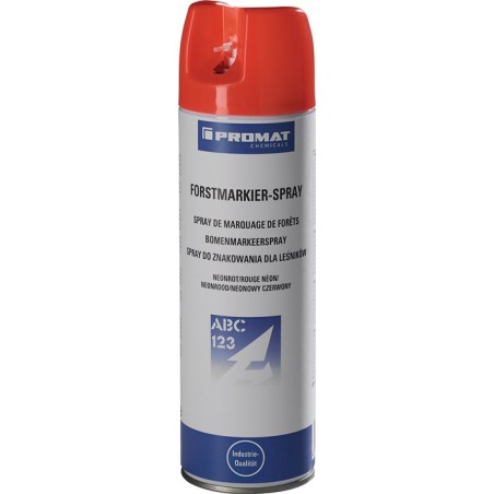 Spray de peinture pour forestiers 500 ml bombe aérosol PROMAT CHEMICALS. Par 1 pièce.