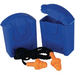 Bouchons antibruit SAFELINE I EN 352-2 SNR 25 dB 1 paire/boîte PROMAT