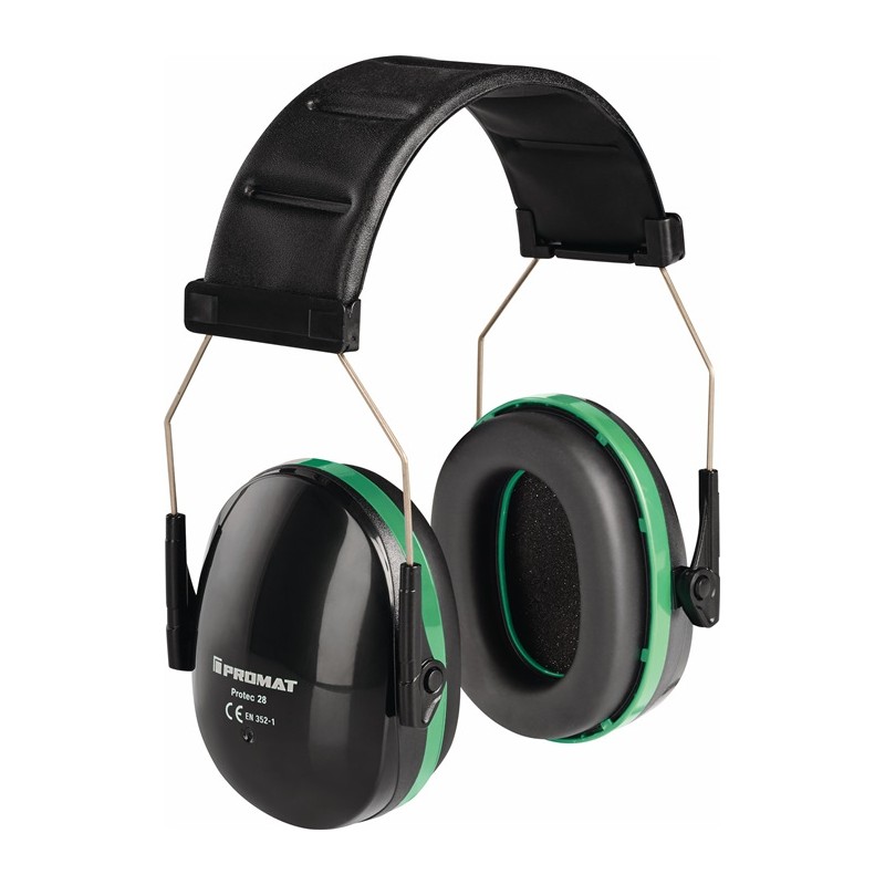Protection auditive SAFELINE VI EN 352-1 SNR 28 dB arceau serre-tête rembourré capsules étroites PROMAT Protection auditive SAFELINE VI EN 352-1 SNR 28 dB arceau serre-tête rembourré capsules étroites PROMAT
