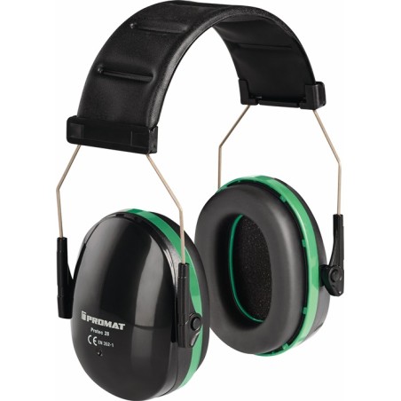 Protection auditive SAFELINE VI EN 352-1 SNR 28 dB arceau serre-tête rembourré capsules étroites PROMAT