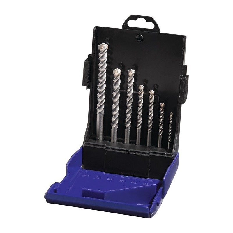 Coffret de 7 forets Béton carbure PROMAT