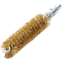 Écouvillon longueur 115 mm D. 10 mm fil de laiton ondulé Longueur de garniture 80 mm LESSMANN