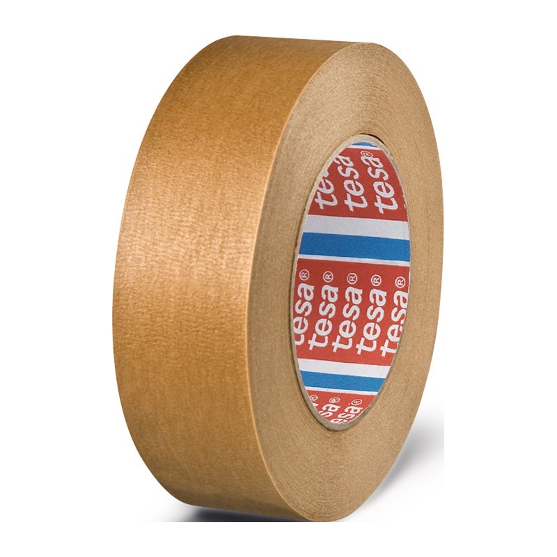 Adhésif de masquage tesakrepp® 4341 légèrement crêpé marron clair longueur 50 m rouleau TESA Adhésif de masquage tesakrepp® 4341 légèrement crêpé marron clair longueur 50 m rouleau TESA