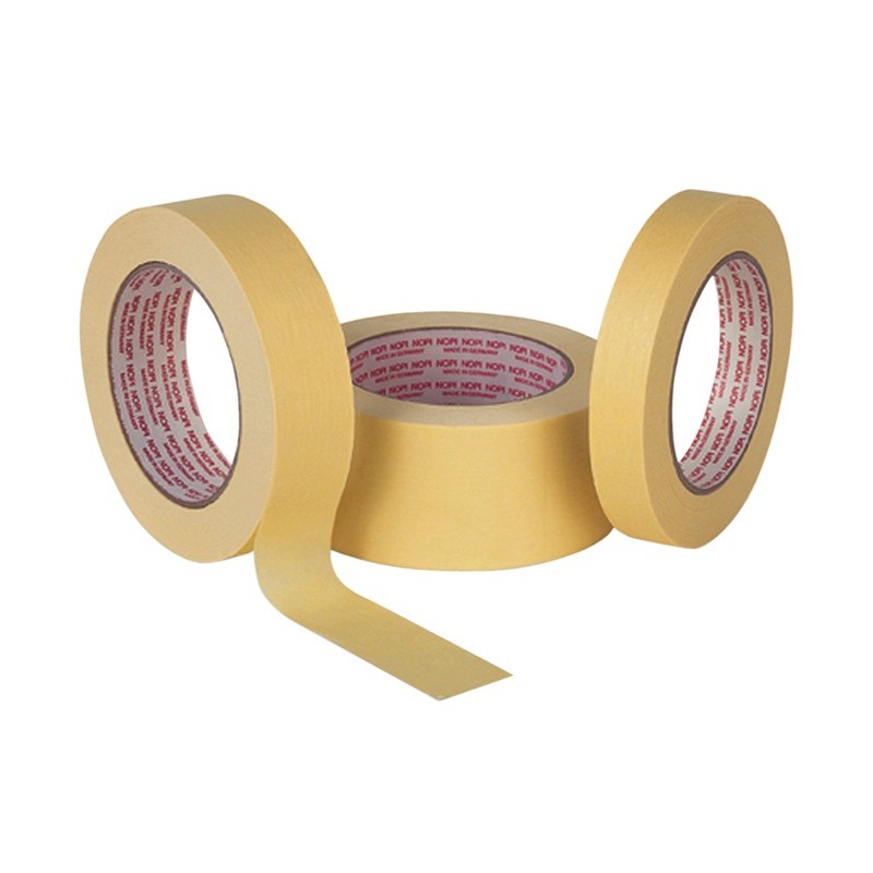 Ruban crêpé multiusage NOPI® 4349 légèrement crêpé beige clair longueur 50 m rouleau TESA Ruban crêpé multiusage NOPI® 4349 légèrement crêpé beige clair longueur 50 m rouleau TESA