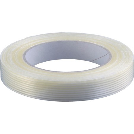 Ruban à filaments incolore longueur 50 m rouleau