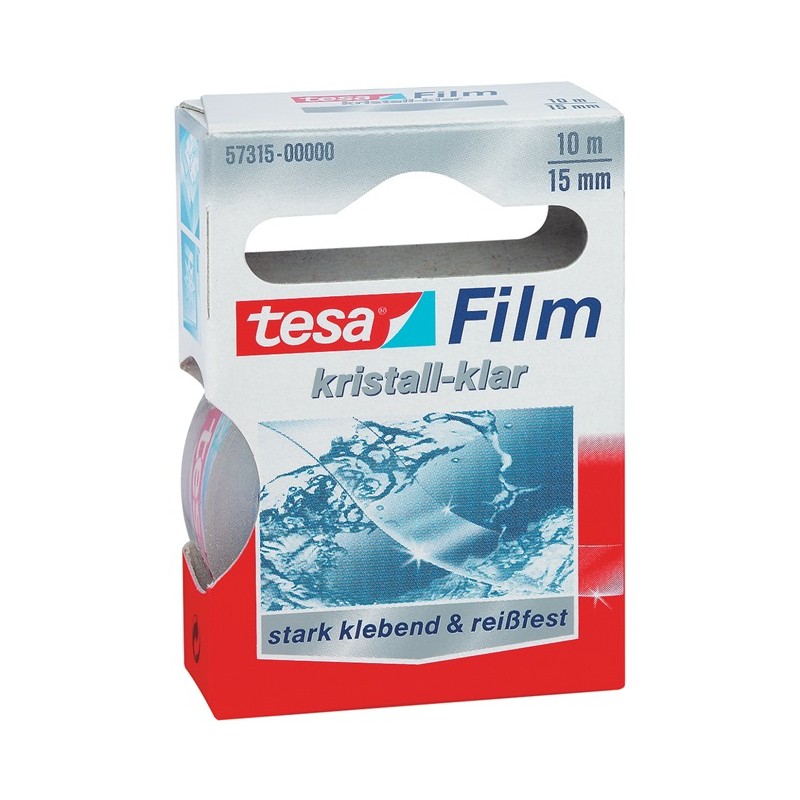 Ruban adhésif tesafilm® 57315 clair cristal Longueur 10 m rouleau TESA Ruban adhésif tesafilm® 57315 clair cristal Longueur 10 m rouleau TESA
