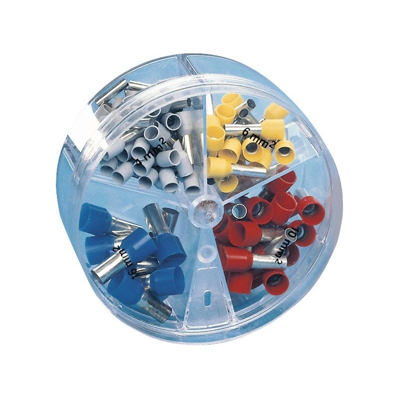 Boîte dembouts de câble 100 pièces 4,00-16,00 mm² boîte en plastique