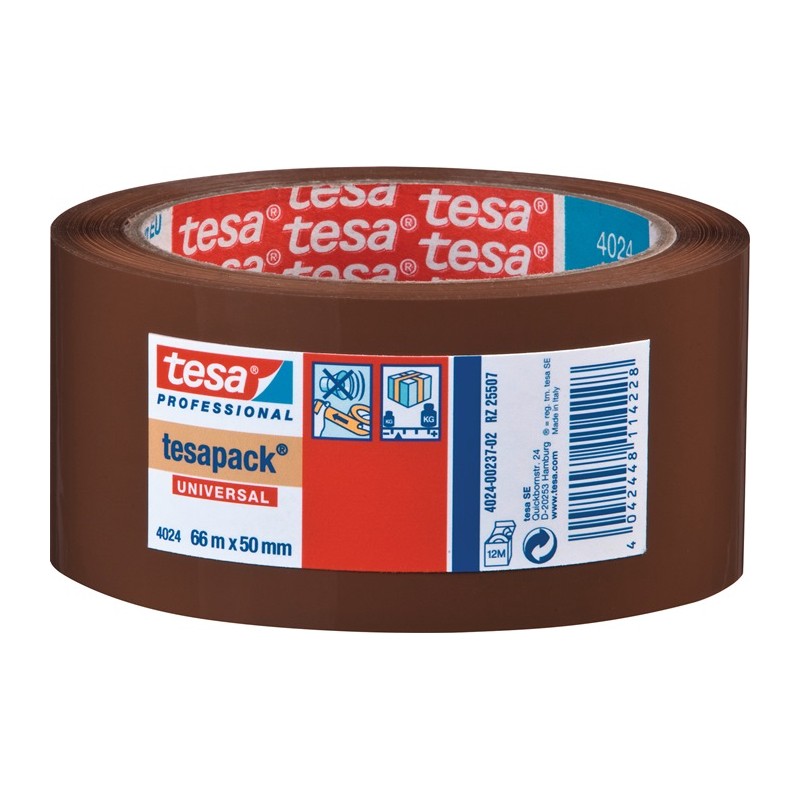 Ruban adhésif d'emballage en PP tesapack® 4024 longueur 66 m largeur 50 mm rouleau TESA Ruban adhésif d'emballage en PP tesapack® 4024 longueur 66 m largeur 50 mm rouleau TESA