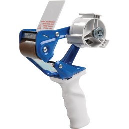 Dérouleur manuel Profi K20B métal bleu/blanc pour largeur de bande 50 mm