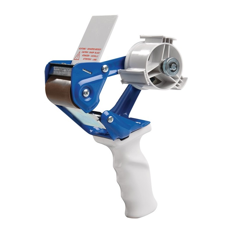 Dérouleur manuel Profi K20B métal bleu/blanc pour largeur de bande 50 mm Dérouleur manuel Profi K20B métal bleu/blanc pour largeur de bande 50 mm