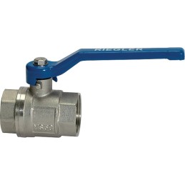 Robinet à boisseau en laiton VALUE LINE 13,16 mm G 1/4 po. intérieur/intérieur DN 8,0 mm RIEGLER