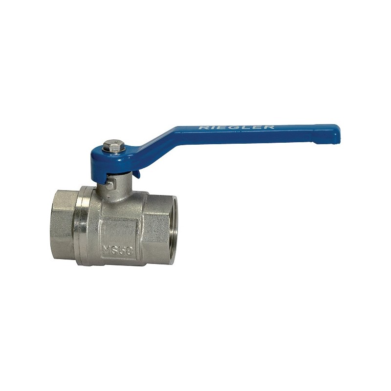 Robinet à boisseau en laiton VALUE LINE 13,16 mm G 1/4 po. intérieur/intérieur DN 8,0 mm RIEGLER Robinet à boisseau en laiton VALUE LINE 13,16 mm G 1/4 po. intérieur/intérieur DN 8,0 mm RIEGLER