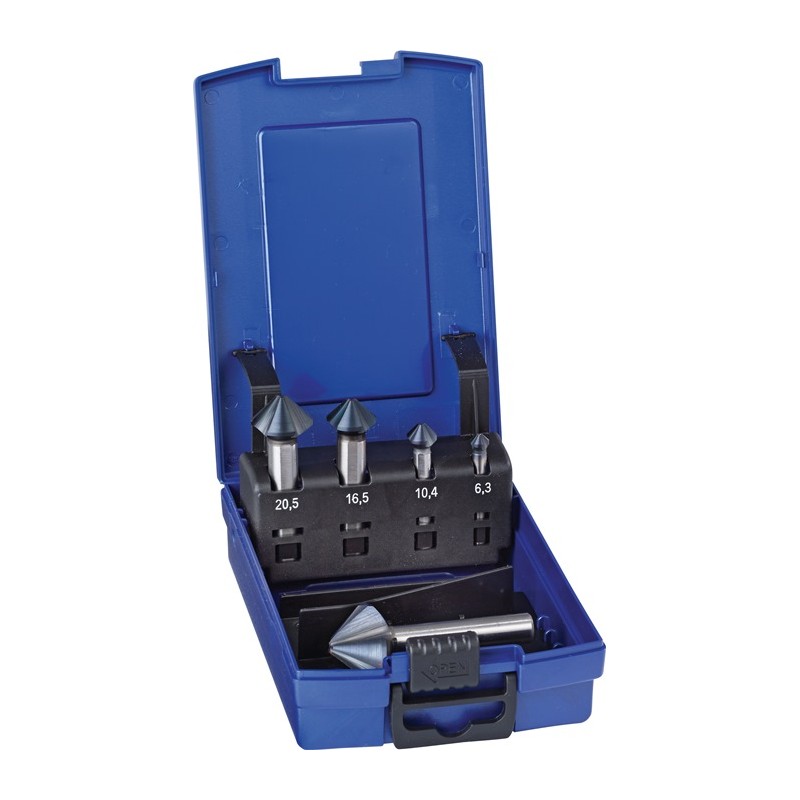 Jeu d'embouts à chanfreiner DIN 335 C PROMAT Jeu d'embouts à chanfreiner DIN 335 C PROMAT