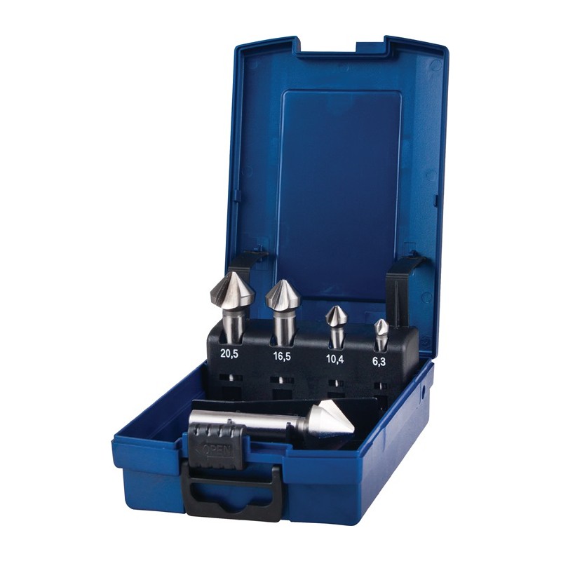 Jeu d'embouts à chanfreiner DIN 335 C PROMAT Jeu d'embouts à chanfreiner DIN 335 C PROMAT