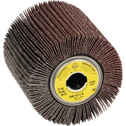 Rouleau de satinage D.100xB100 mm 19 mm KLINGSPOR