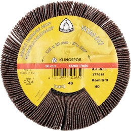 Meuleuse d'angle à lamelles WSM 617 D.125xB20 mm KLINGSPOR