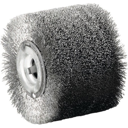 Rouleau de satinage câble en acier inoxable D.100xB70 mm 19,2 mm LESSMANN