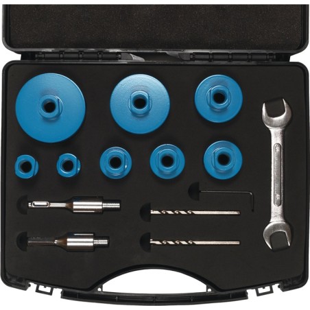 Set de couronnes diamantées DDT Premium 13 pièces approprié p. carrel./granite/marbre M14 TYROLIT