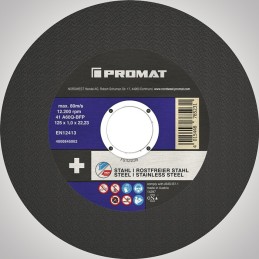 Disque à tronçonner INOX/acier PROMAT