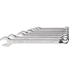 Jeu de clés mixtes 12 pcs. ouverture de clé 10-32 mm forme B CV-acier PROMAT