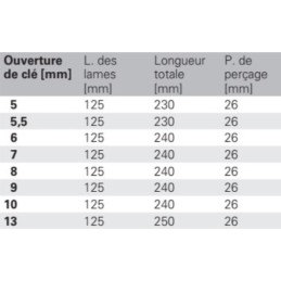 Clé à douille hexagonale SW PROMAT