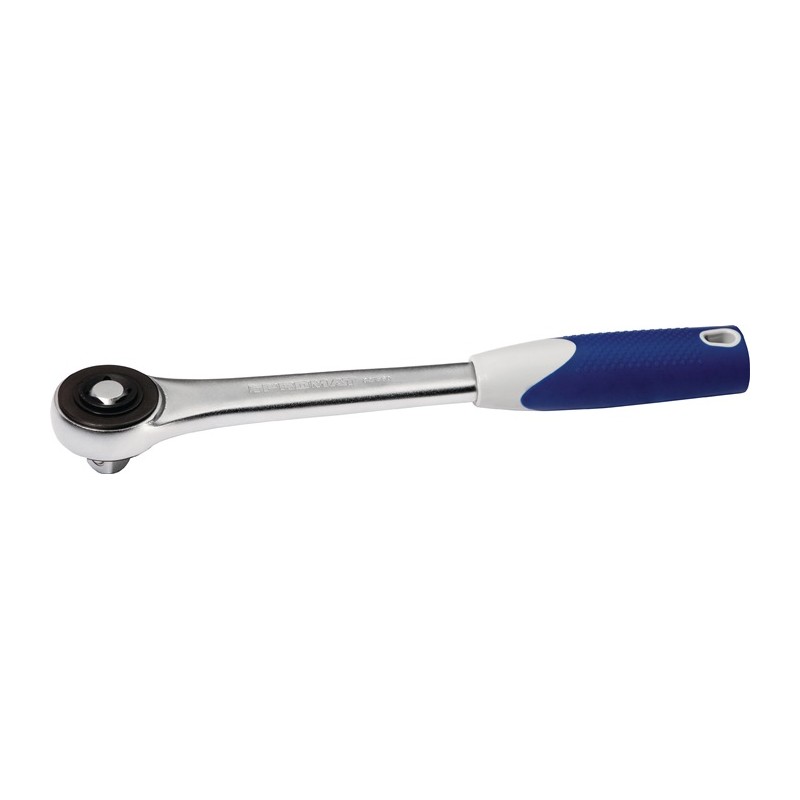 Cliquet réversible 1/2 po. 30 dents longueur 270 mm avec carré interchangeable PROMAT Cliquet réversible 1/2 po. 30 dents longueur 270 mm avec carré interchangeable PROMAT