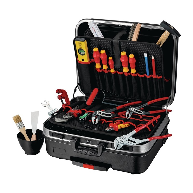 Assortiment d outils BIG Basic Move sanitaire 31 pièces fourni avec coffret de transport rigide pour installateurs sanitaires KN Assortiment d outils BIG Basic Move sanitaire 31 pièces fourni avec coffret de transport rigide pour installateurs sanitaires KN
