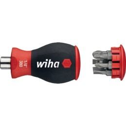 Porte-embouts à chargeur Stubby 7 pièces fente/PH WIHA