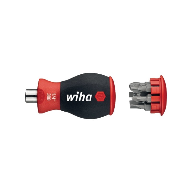 Porte-embouts à chargeur Stubby 7 pièces fente/PH WIHA Porte-embouts à chargeur Stubby 7 pièces fente/PH WIHA