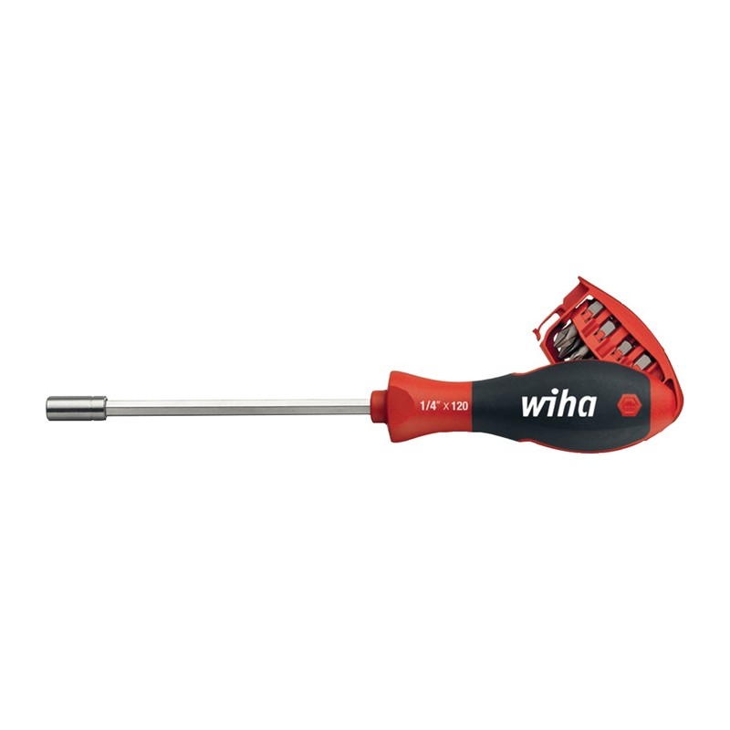 Porte-embouts à chargeur 3809 01-01 9 pièces fente/PH/PZD/TORX WIHA Porte-embouts à chargeur 3809 01-01 9 pièces fente/PH/PZD/TORX WIHA
