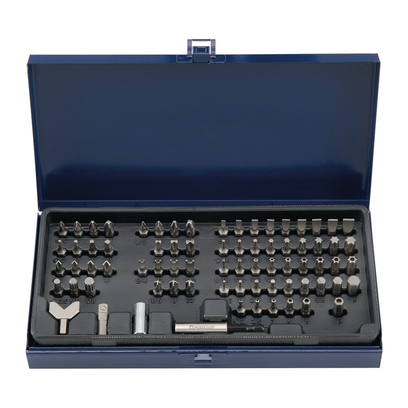 Assortiment d'embouts 75 pièces pour vis de verrouillage PROMAT Assortiment d'embouts 75 pièces pour vis de verrouillage PROMAT