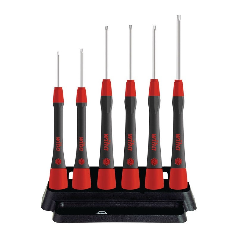 Jeu tournevis de mécanique de précision 267 PK 6M01 6 pièces TORX® WIHA Jeu tournevis de mécanique de précision 267 PK 6M01 6 pièces TORX® WIHA