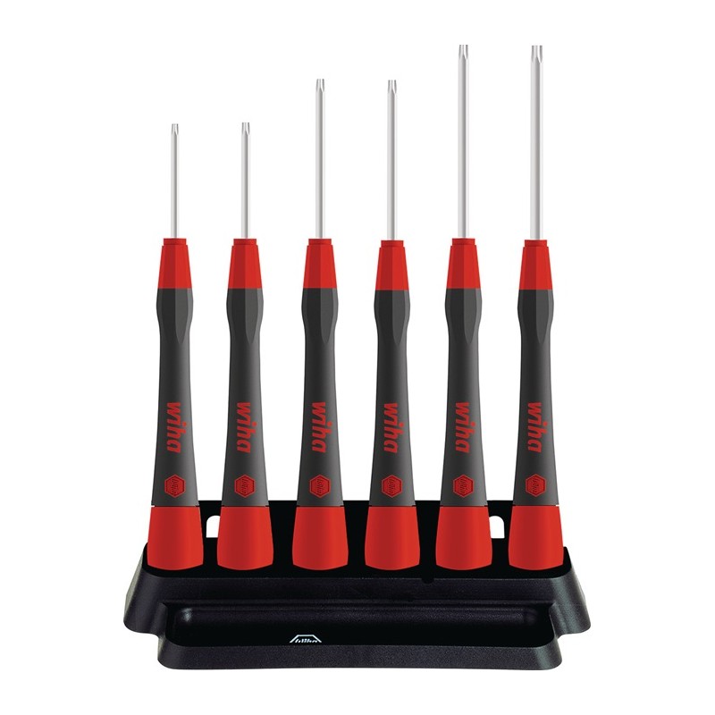 Jeu tournevis de mécanique de précision 267 PRK 601 6 pièces TORX® avec fonction de maintien WIHA Jeu tournevis de mécanique de précision 267 PRK 601 6 pièces TORX® avec fonction de maintien WIHA