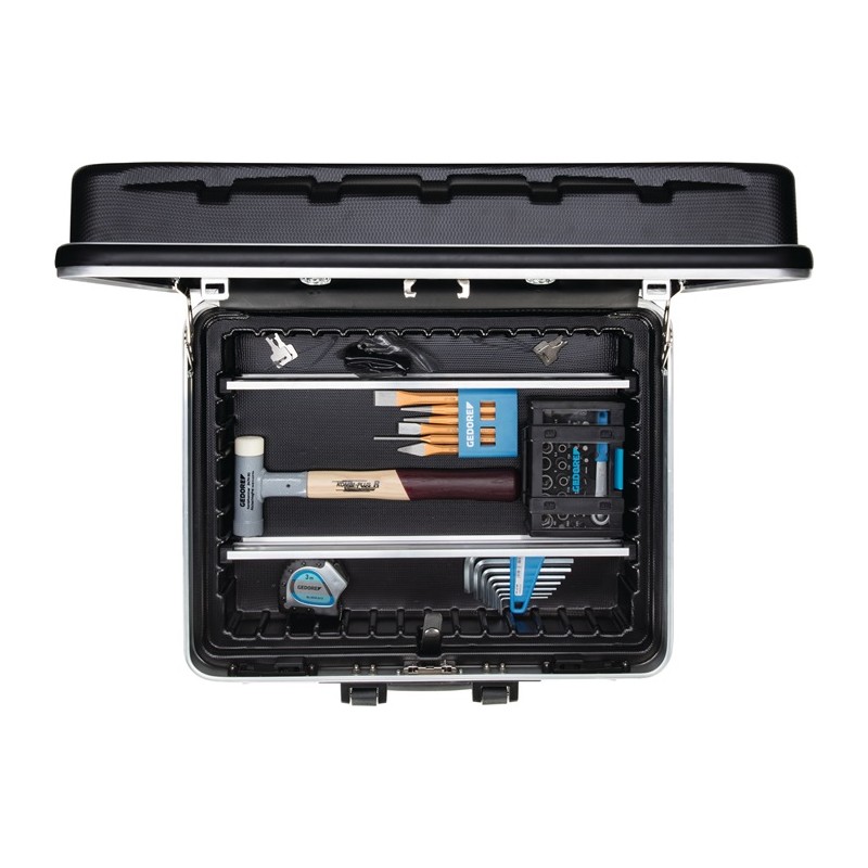 Assortiment d'outils 1041-003 74 pièces fourni avec coffret de transport rigide pour électricien GEDORE Assortiment d'outils 1041-003 74 pièces fourni avec coffret de transport rigide pour électricien GEDORE