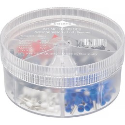 Boîte d'embouts de câble 400 pièces 0,5-2,5 mm² boîte en plastique KNIPEX