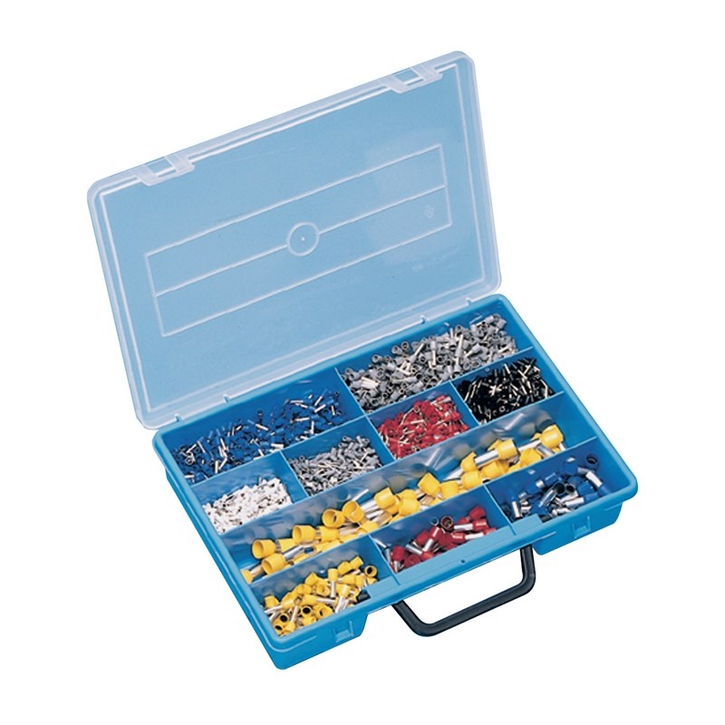 Assortiment d'embouts de câble 3251 pièces 0,50-25,00 mm² mallette de rangement Assortiment d'embouts de câble 3251 pièces 0,50-25,00 mm² mallette de rangement