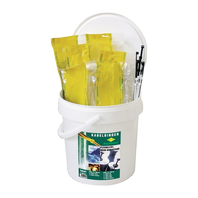 Set de colliers de câblage 1000 pièces polyamide SAPISELCO Set de colliers de câblage 1000 pièces polyamide SAPISELCO