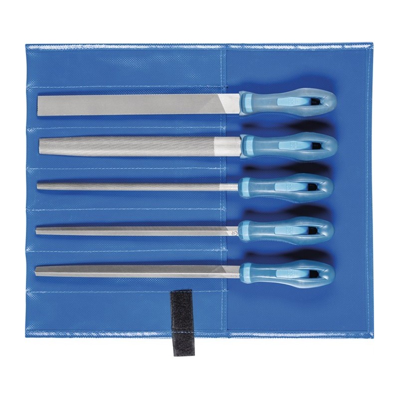 Jeu de 5 limes PFERD Lg 250 mm coupe 1 Ergonomique bicomposant PFERD