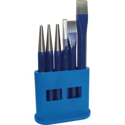 Jeu d'outils contenu 6 pièces acier chrome-vanadium autotrempant laqué Récipient en plastique PROMAT