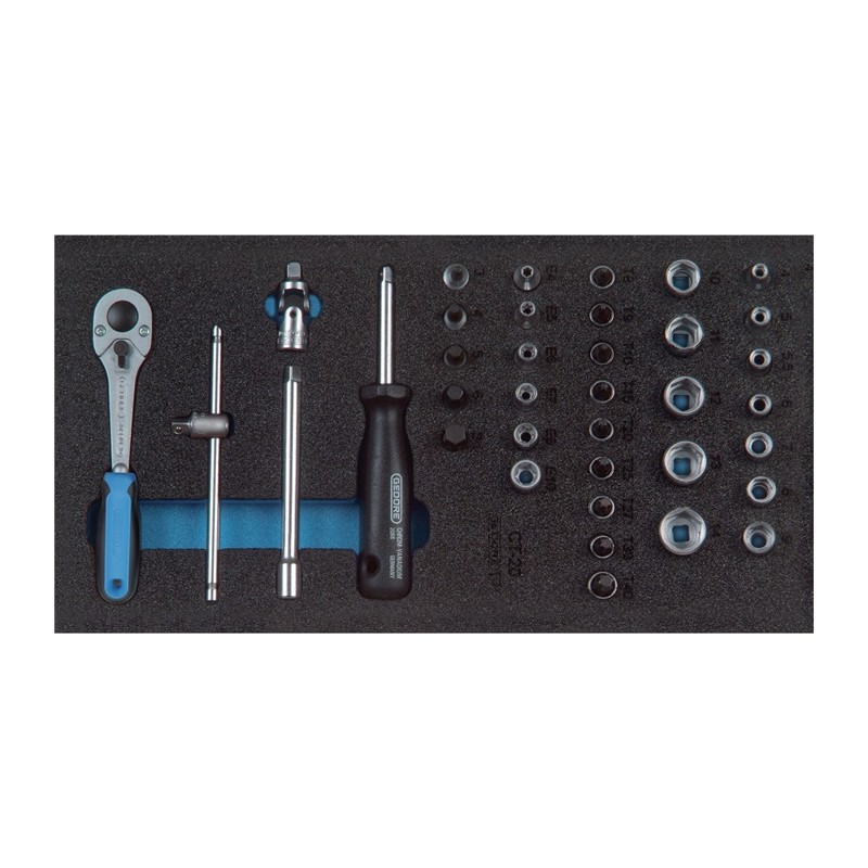 Module à outils 1500 CT1-20 37 pièces module 1/3 clé à douille 1/4 pouce GEDORE Module à outils 1500 CT1-20 37 pièces module 1/3 clé à douille 1/4 pouce GEDORE
