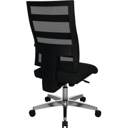 Chaise de bureau pivotante avec mécanisme synchrone ponctuel 450-550 mm sans accoudoirs capacité charge 110 kg TOPSTAR