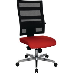 Chaise de bureau pivotante avec mécanisme synchrone ponctuel 450-550 mm sans accoudoirs capacité charge 110 kg TOPSTAR