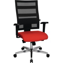 Chaise de bureau pivotante avec mécanisme synchrone ponctuel 450-550 mm sans accoudoirs capacité charge 110 kg TOPSTAR