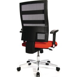 Chaise de bureau pivotante avec mécanisme synchrone ponctuel 450-550 mm sans accoudoirs capacité charge 110 kg TOPSTAR