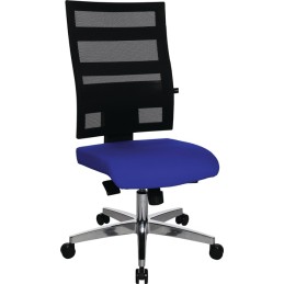 Chaise de bureau pivotante avec mécanisme synchrone ponctuel 450-550 mm sans accoudoirs capacité charge 110 kg TOPSTAR