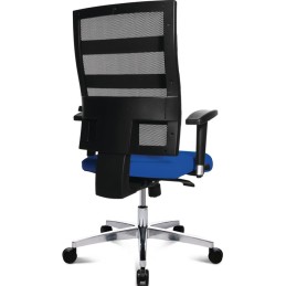 Chaise de bureau pivotante avec mécanisme synchrone ponctuel 450-550 mm sans accoudoirs capacité charge 110 kg TOPSTAR
