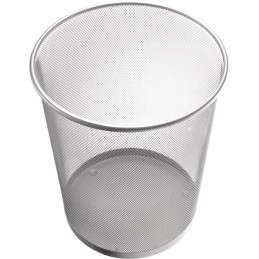 Corbeille à papier 15 l H280xD.267 mm avec décor perforé HELIT