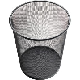 Corbeille à papier 23 l H350xD.295 mm avec décor perforé HELIT