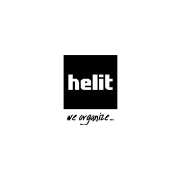 Corbeille à papier 23 l H350xD.295 mm avec décor perforé HELIT