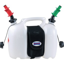 Set de bidons doubles profil contenu 6 + 3 l HDPE naturel L362xl170xH298 mm HÜNERSDORFF